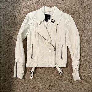 Daytrip Off-White Faux Leather Jacket